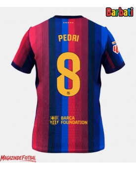 Barcelona Pedri Gonzalez #8 Tricou Fotbal Replică 2026-27 Barbati Acasa